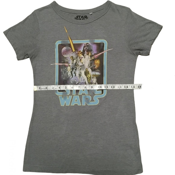 Star Wars Original Trilogy Short Sleeve T Shirt Grey Size M - Picture 4 of 12